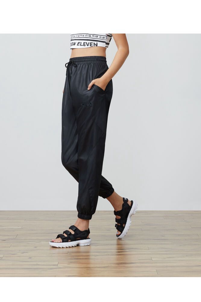 Fila Pants Remi Windpant Womens Black - India KHM-462315